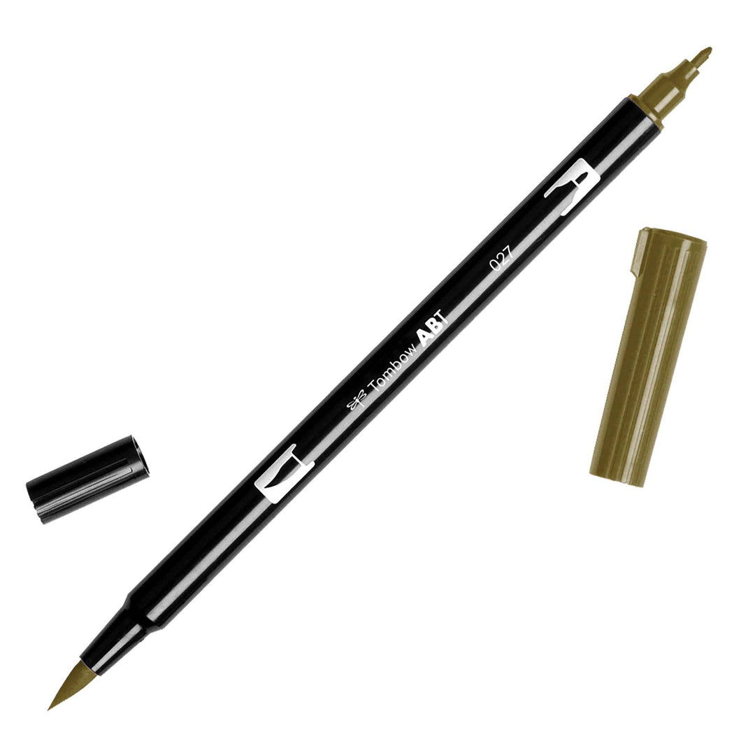 Dual Brush Pen Art Markers - 027 Dark Ochre
