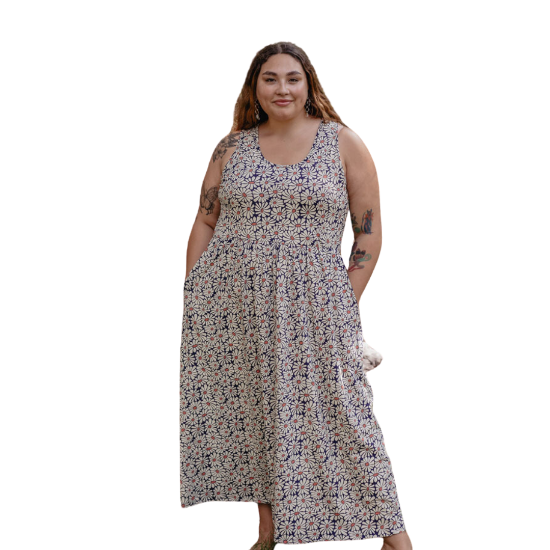 Cheri Plus Size Maxi Dress Matisse Navy – Golden Hour Gift Co