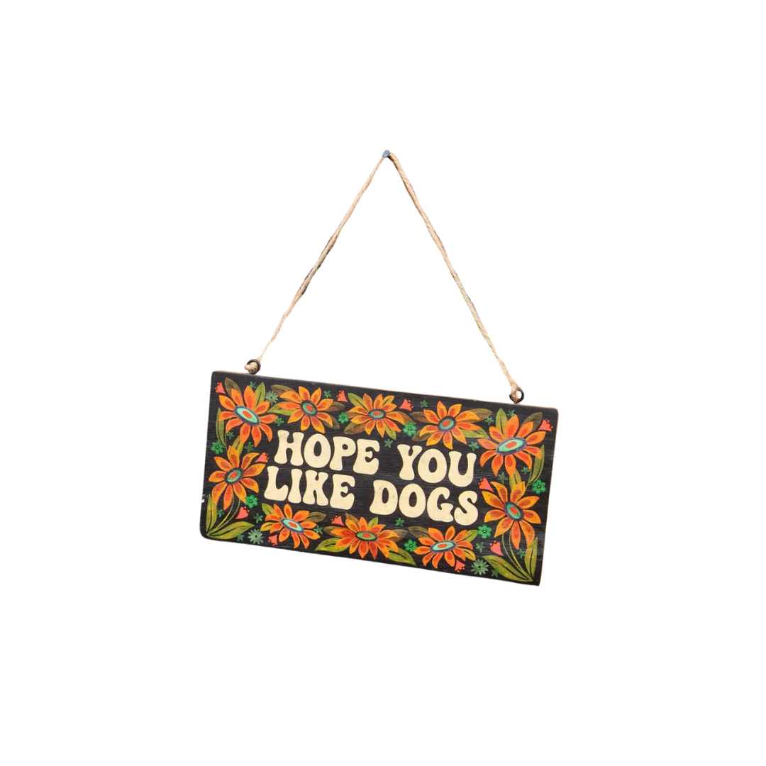 Porch Sign, 10" x 5" - Like Dogs