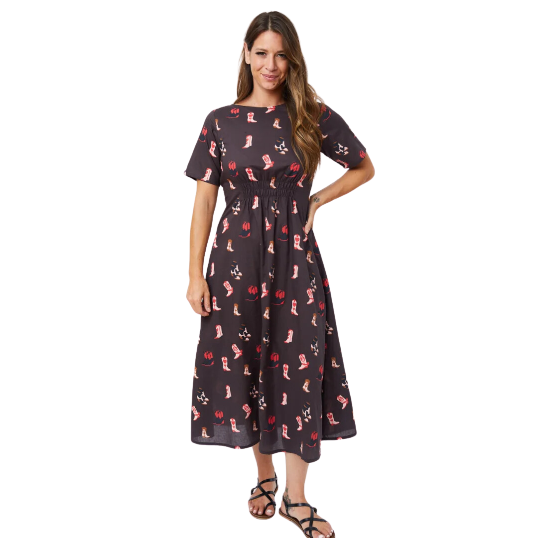 at dusk midi dress Artsy Traveler Short Sleeve Midi Dress Two Step Dusk – Golden Hour Gift Co