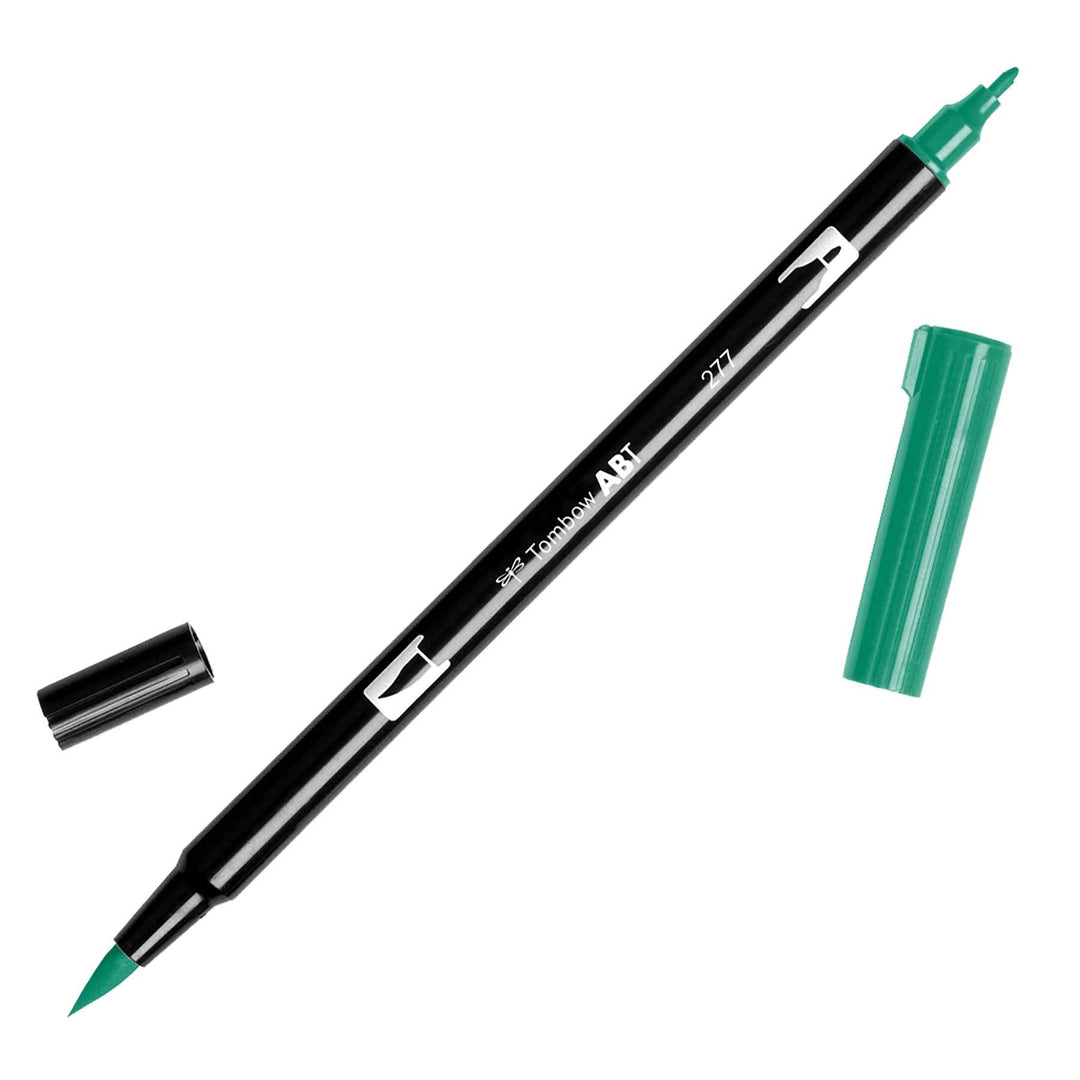 Dual Brush Pen Art Markers - 277 Dark Green
