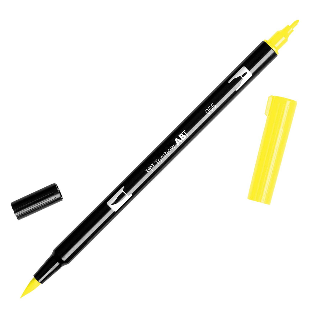Dual Brush Pen Art Markers - 055 Process Yellow