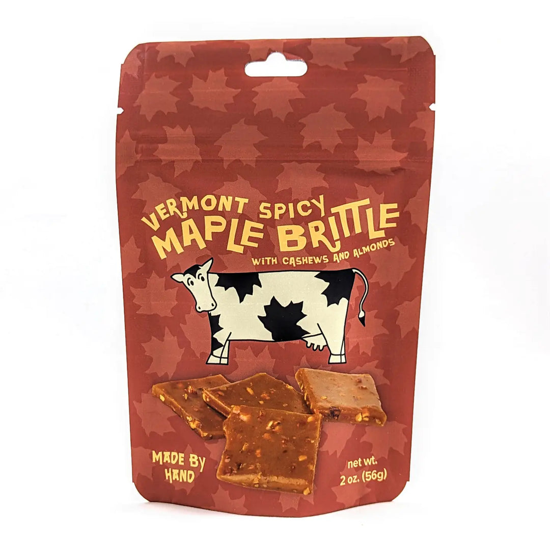 Vermont Spicy Maple Brittle with Cashews and Almonds