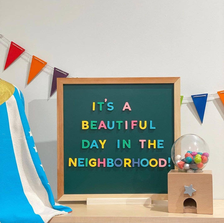 15x15 Green Magnetic Chalkboard