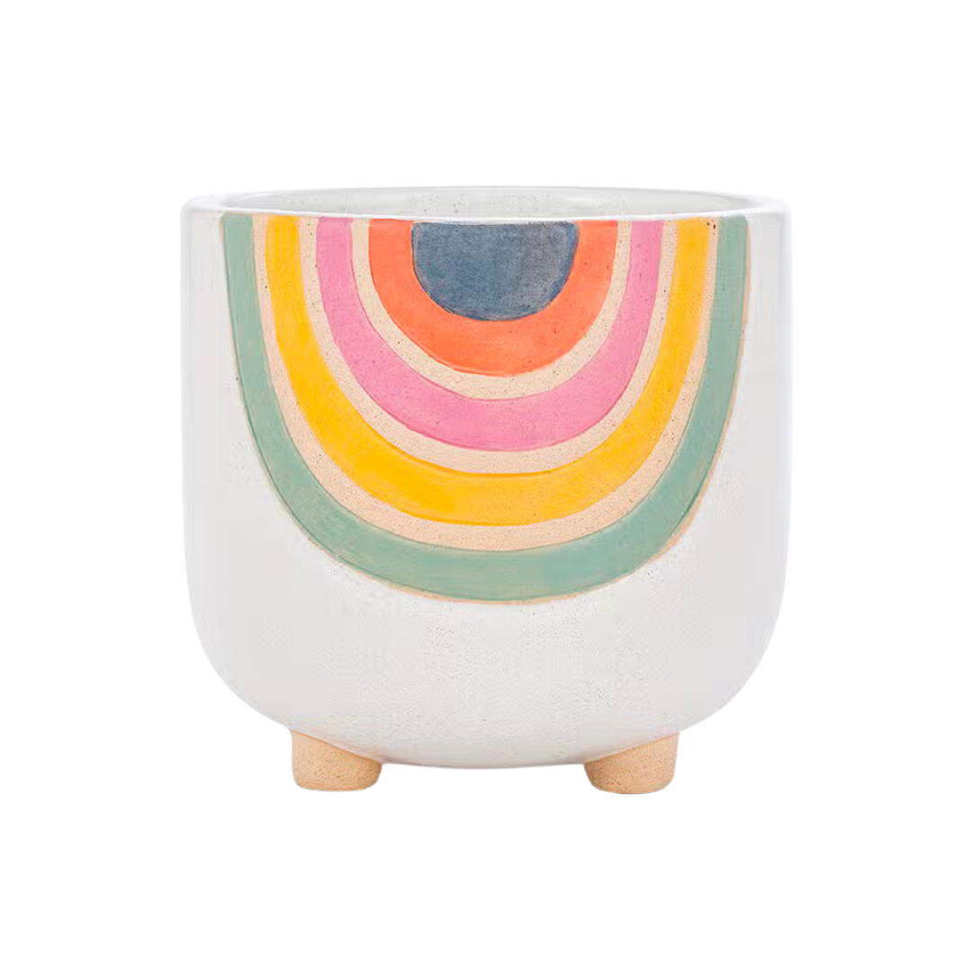 Large Rainbow Planter with Legs