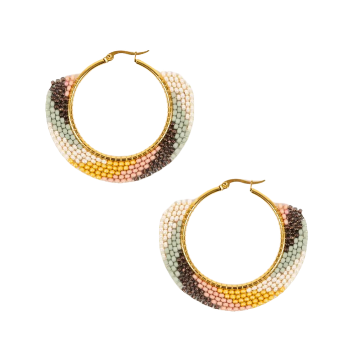 Swirl Hoop Earrings