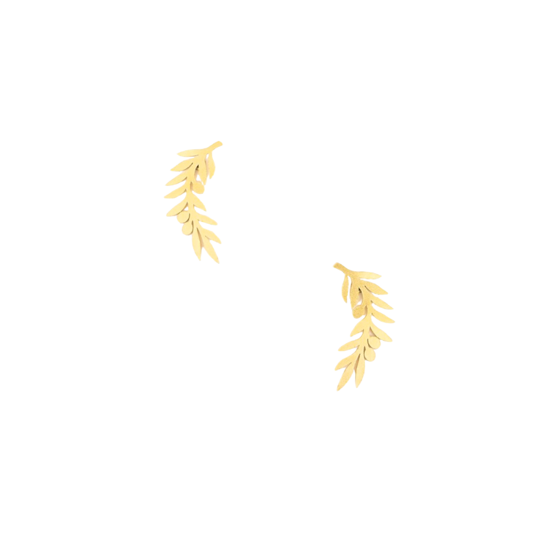 Fern Post Earrings