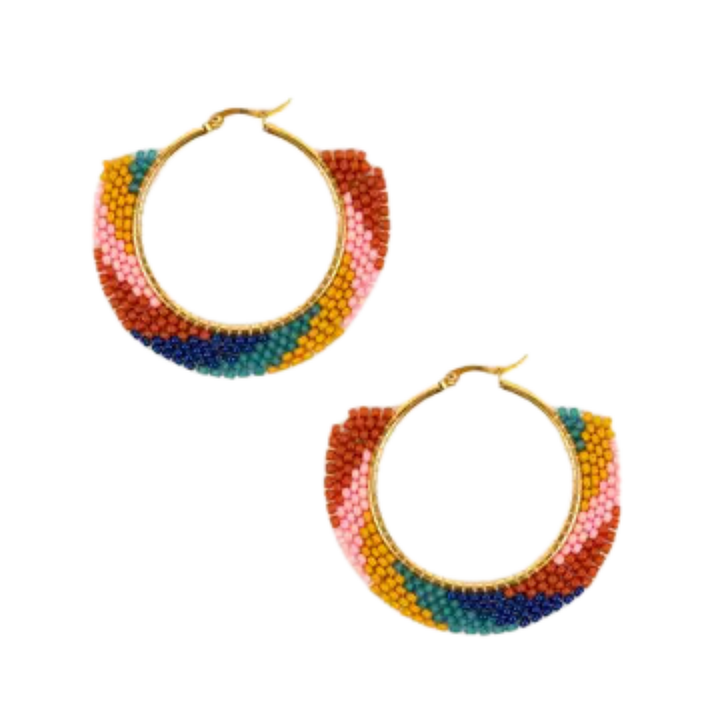 Swirl Hoop Earrings