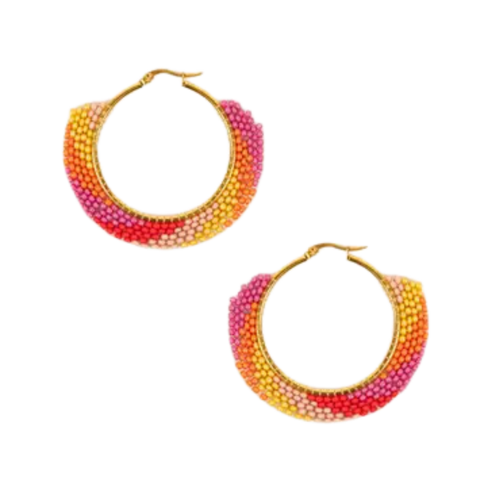 Swirl Hoop Earrings