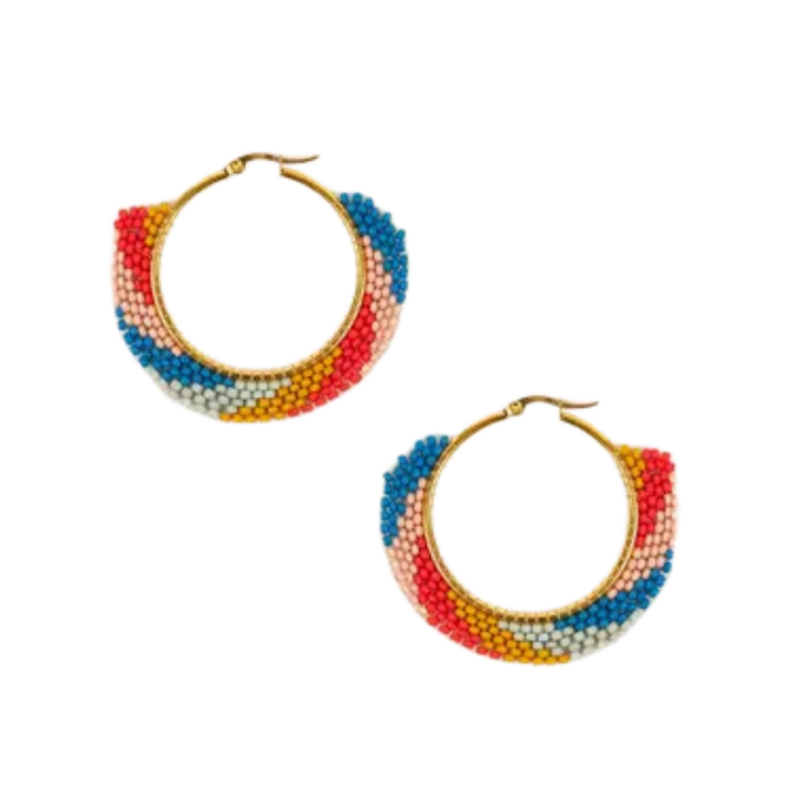 Swirl Hoop Earrings