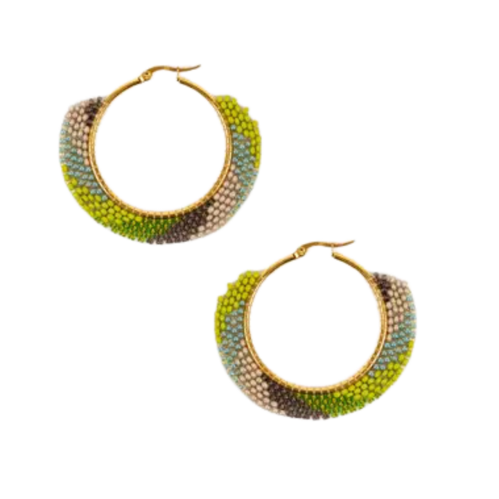 Swirl Hoop Earrings