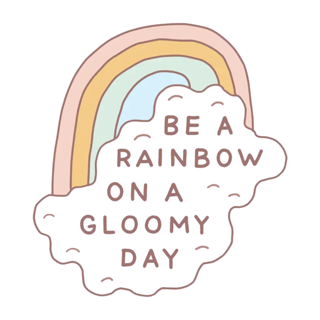Be A Rainbow Sticker