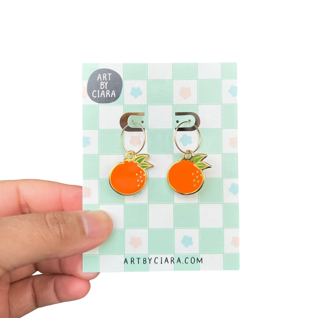 Gold Filled Clementine Hoop Earrings