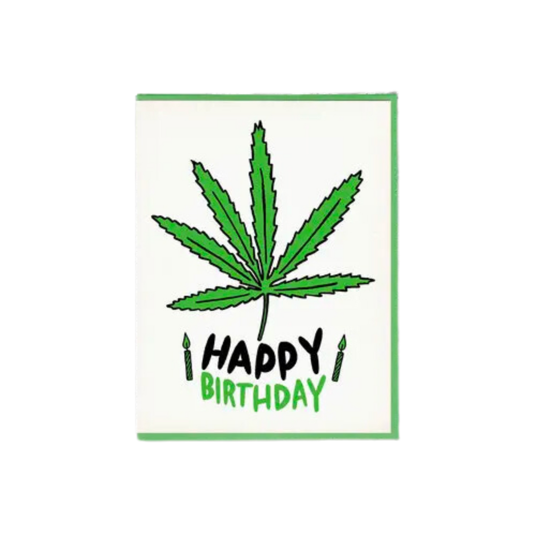 Happy Weed Day Birthday Card
