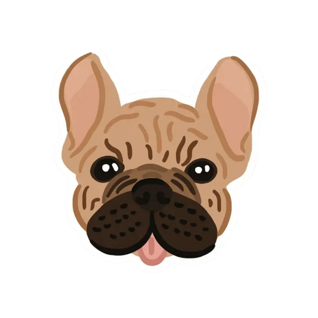Frenchie Vinyl Sticker