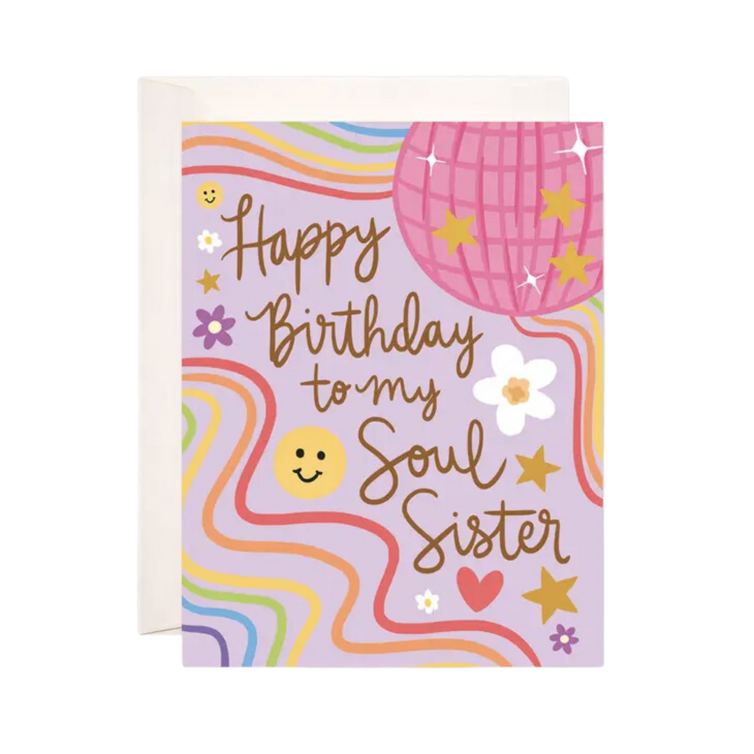 Soul Sister Bday Greeting Card