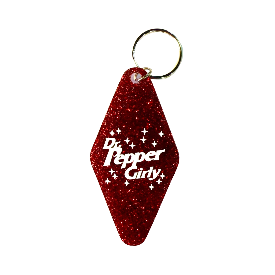Dr. Pepper Girly Keychain