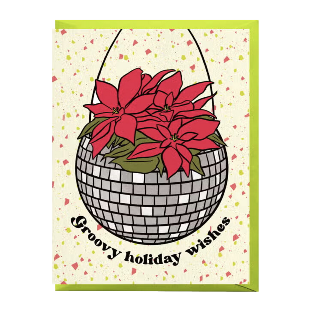Disco Planter Holiday Card