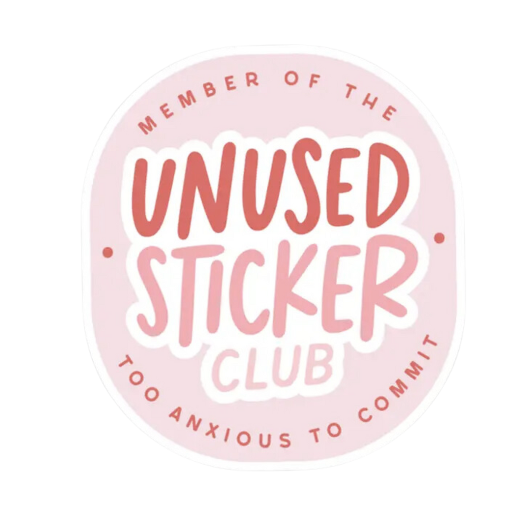 Unused Sticker Club Sticker