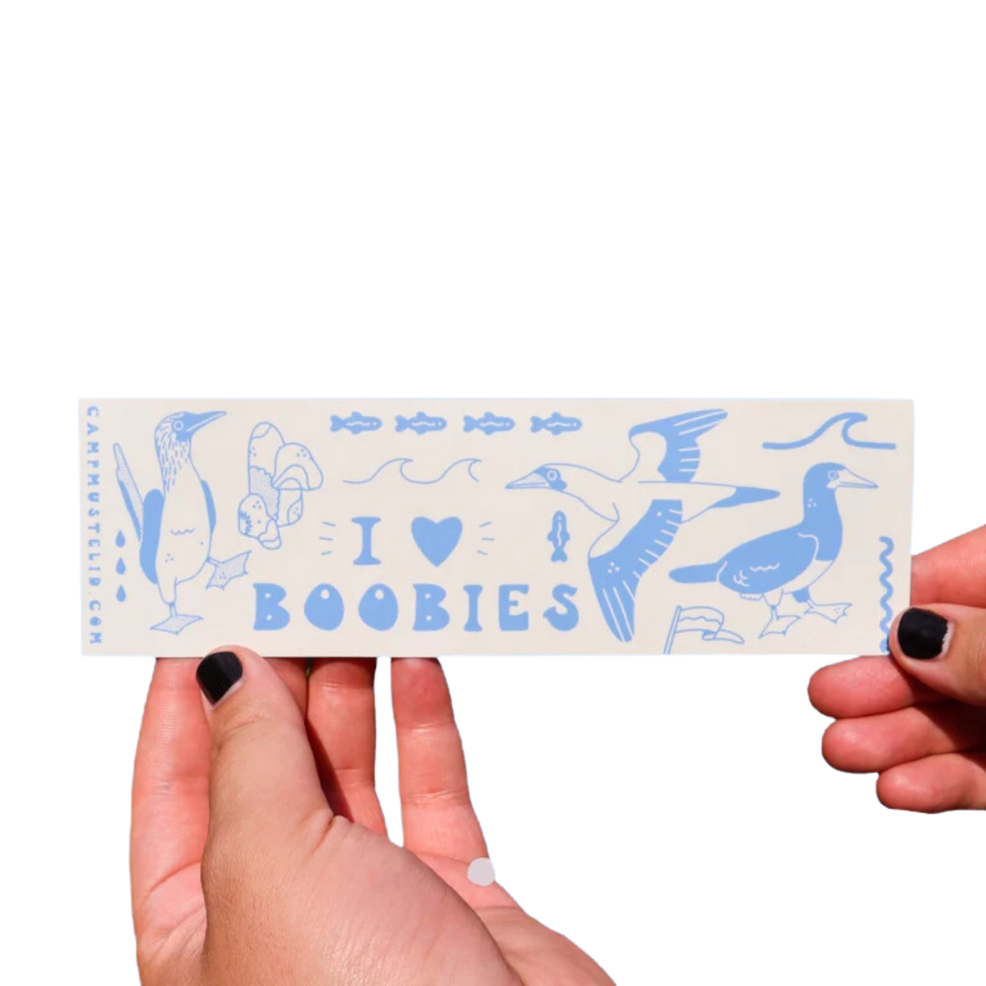 "I Heart Boobies" Bumper Sticker