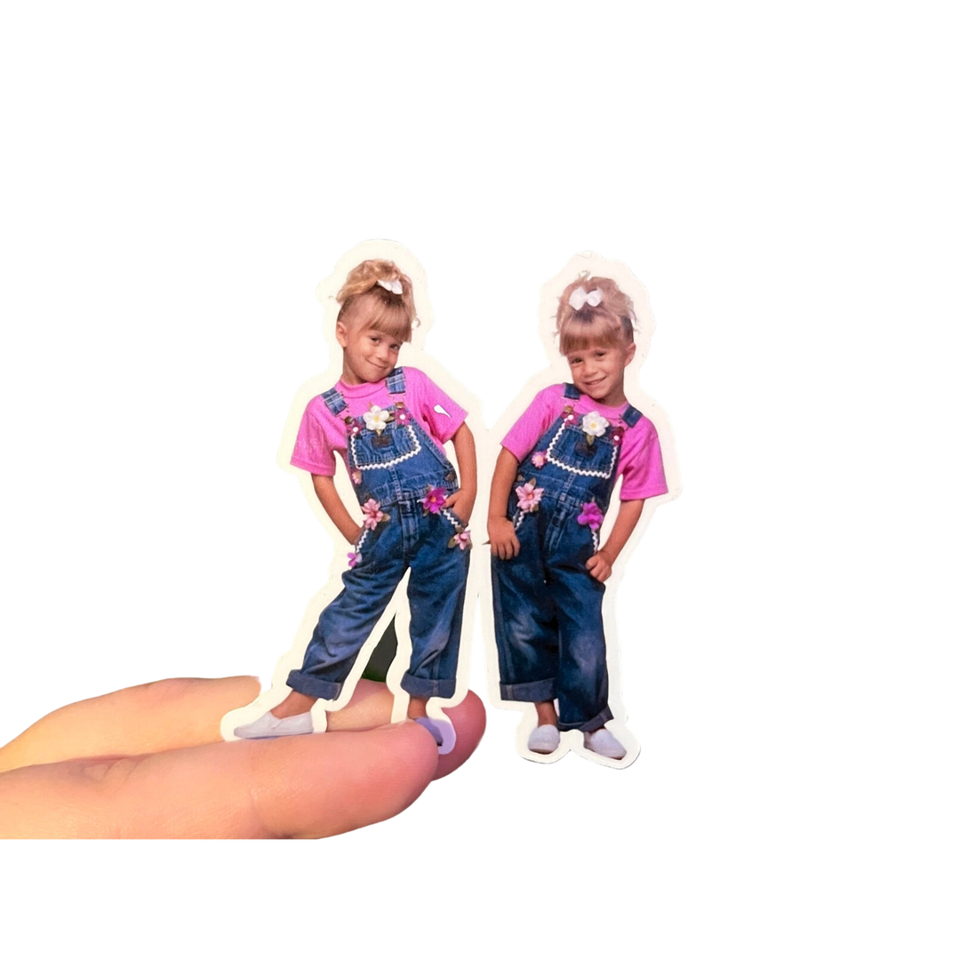 Mary-Kate and Ashley Olsen Full House Sticker