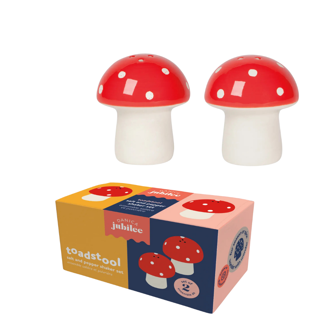 Toadstool Salt and Pepper Shakers