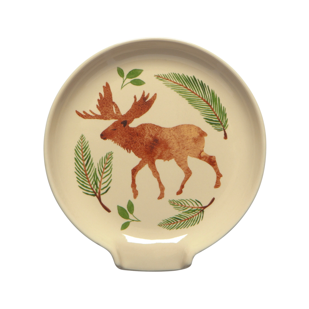 Winter Moose Christmas Spoon Rest