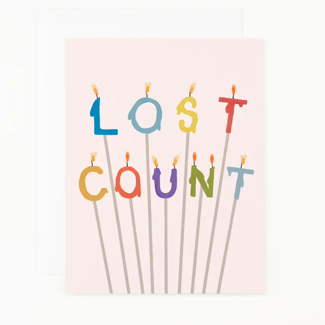 Lost Count Birthday Card