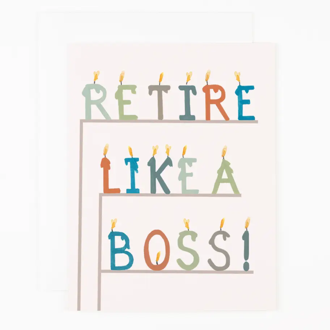 Retire Like A Boss Card