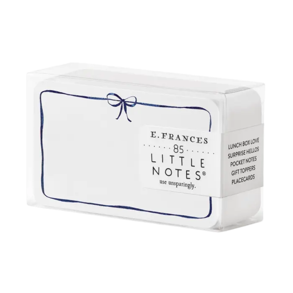 Navy Bow Little Notes