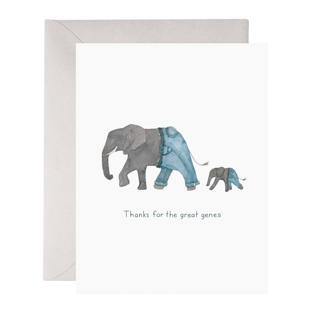 Elephant Genes | Mother's/Father's Day Greeting Card