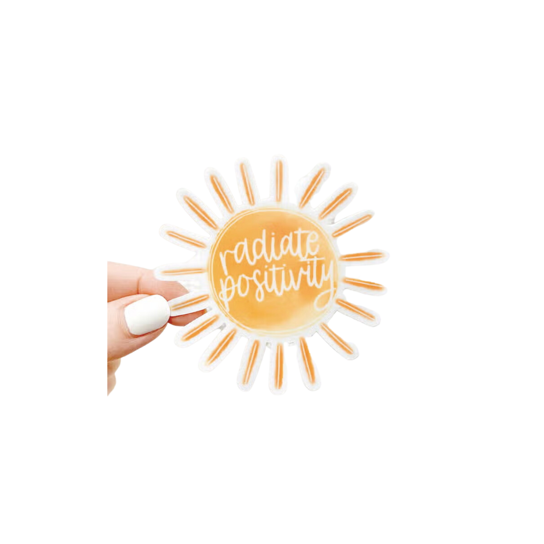 Radiate Positivity Sticker