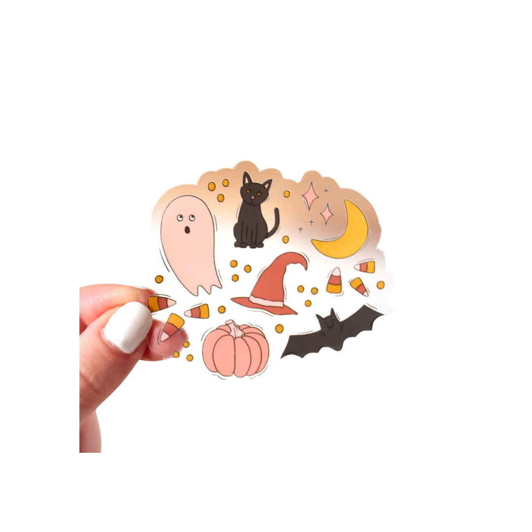 Clear Halloween Favorites Sticker