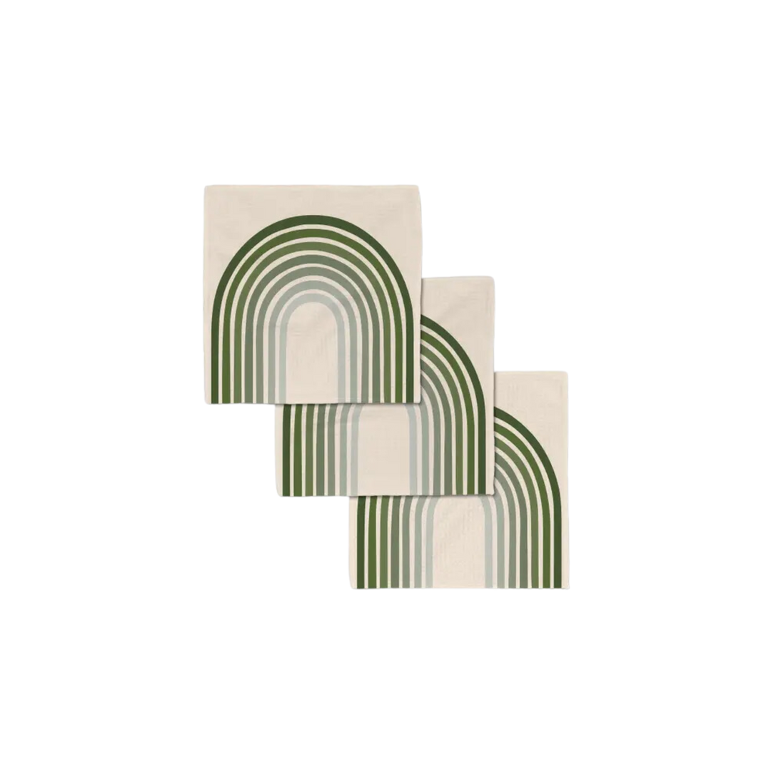 Olive Arches Luxe Washcloth Set