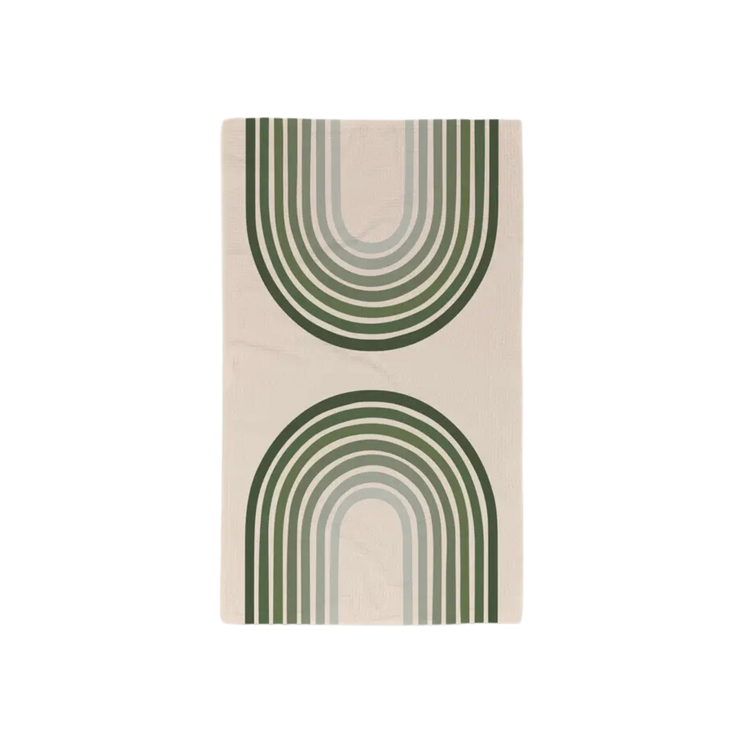 Olive Arches Luxe Hand Towel