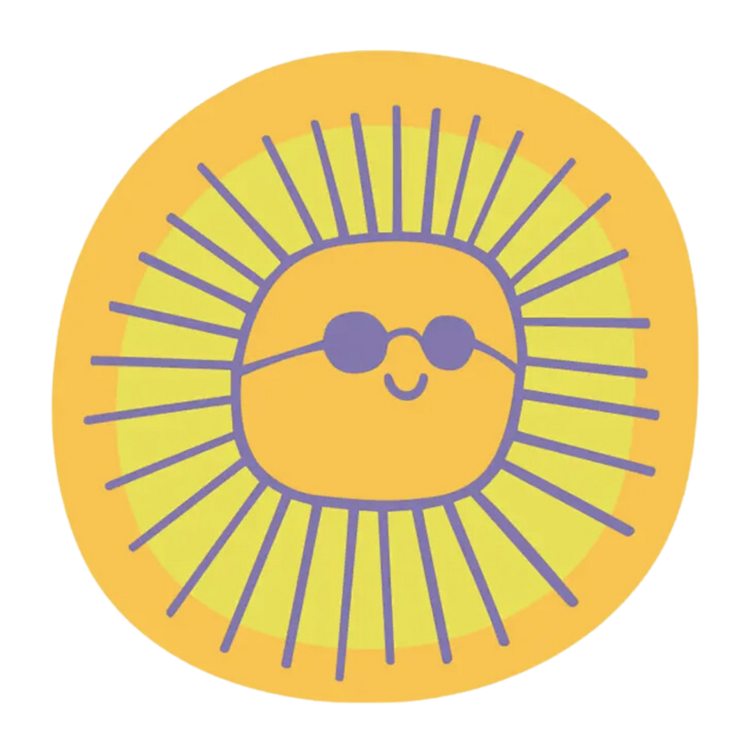 Cool Sun Sticker