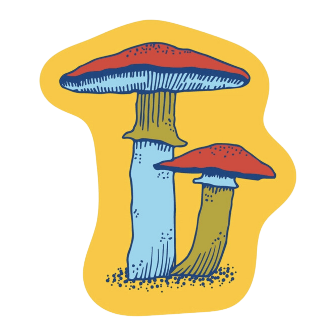 Tall Shrooms Sticker