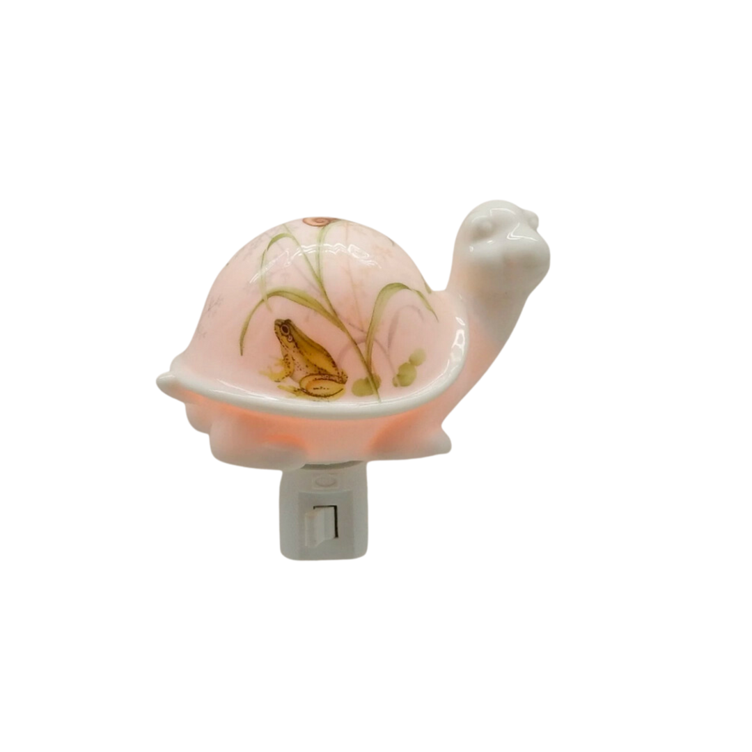 14k Porcelain Turtle Night Light