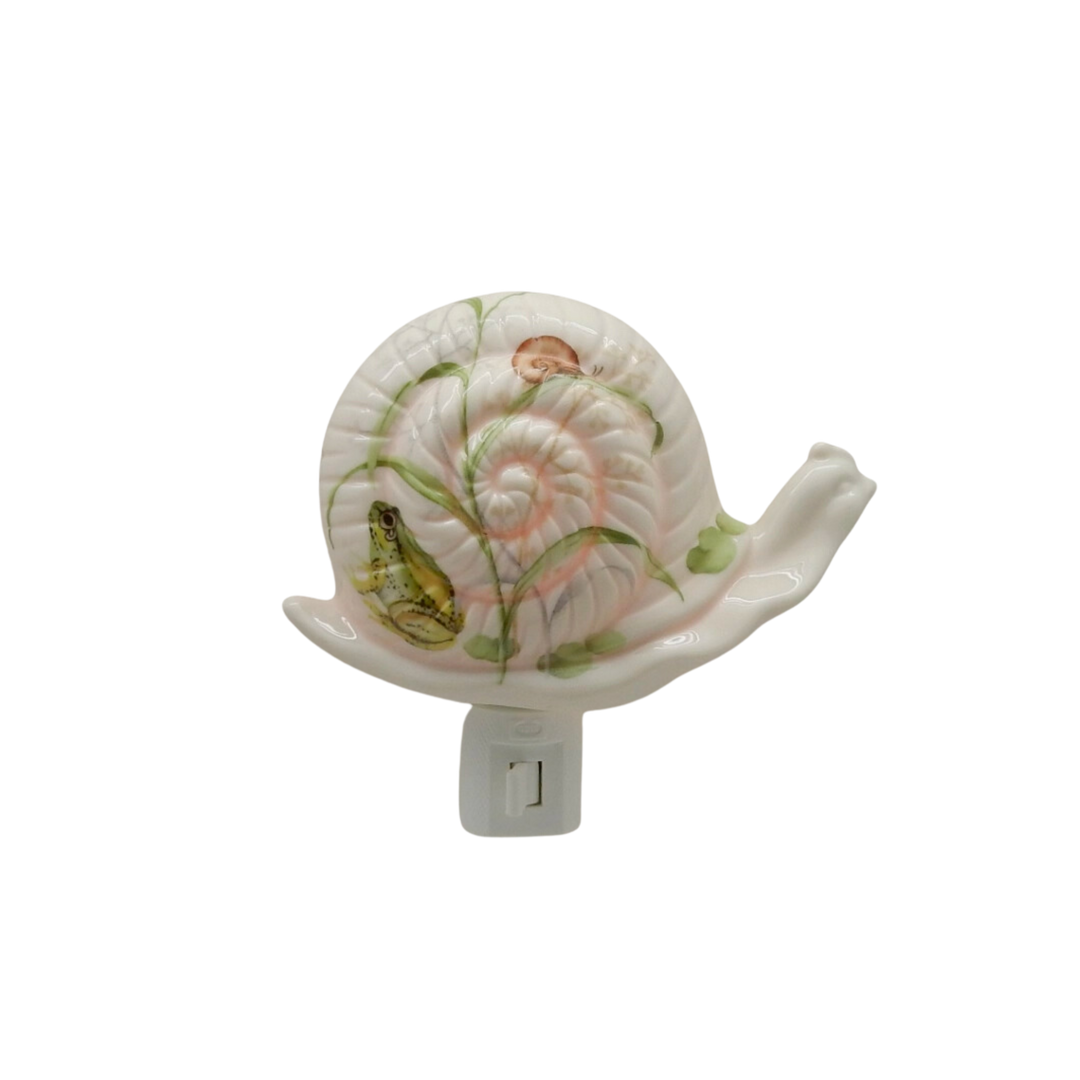 Porcelain Snail Night Light