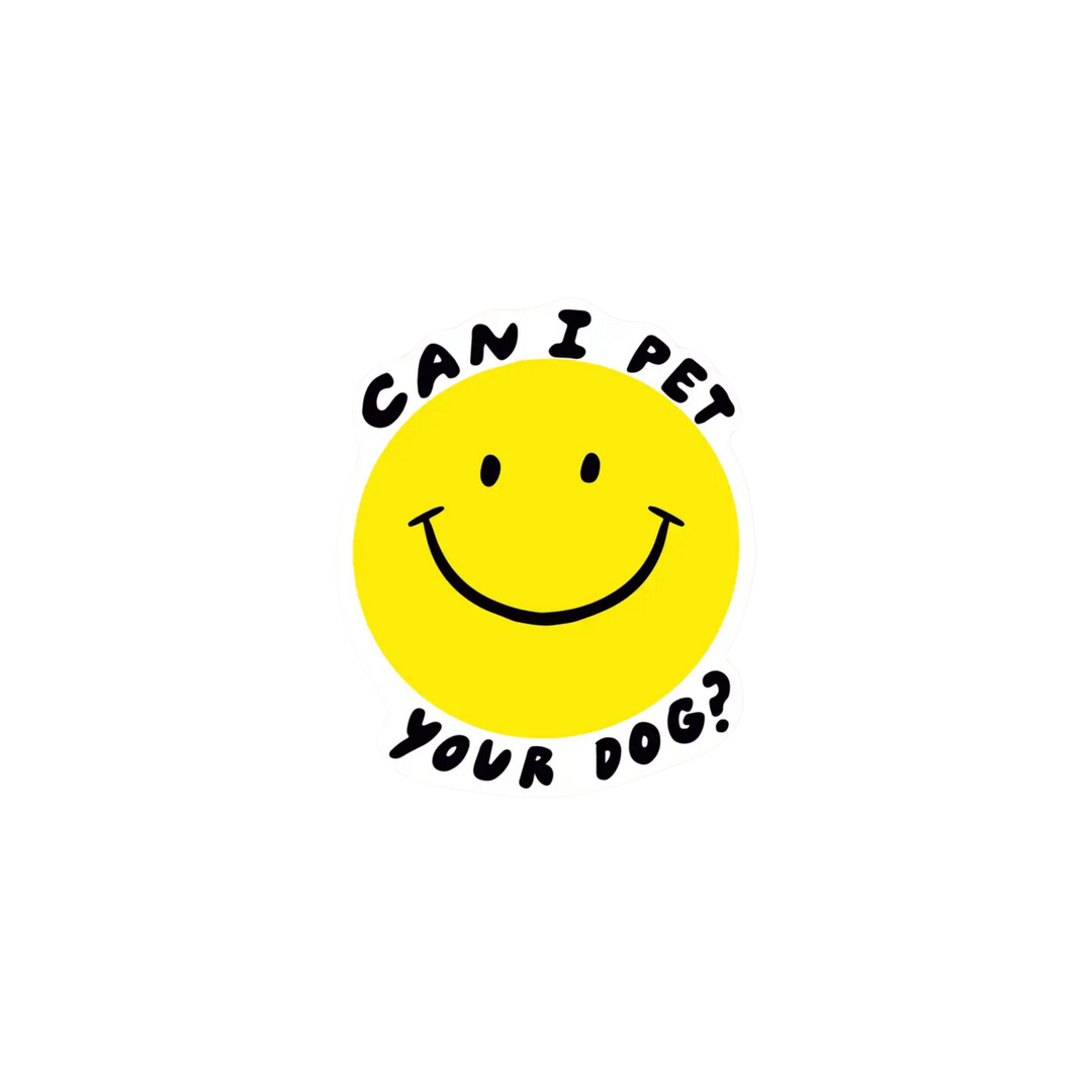Can I Pet Your Dog Sticker