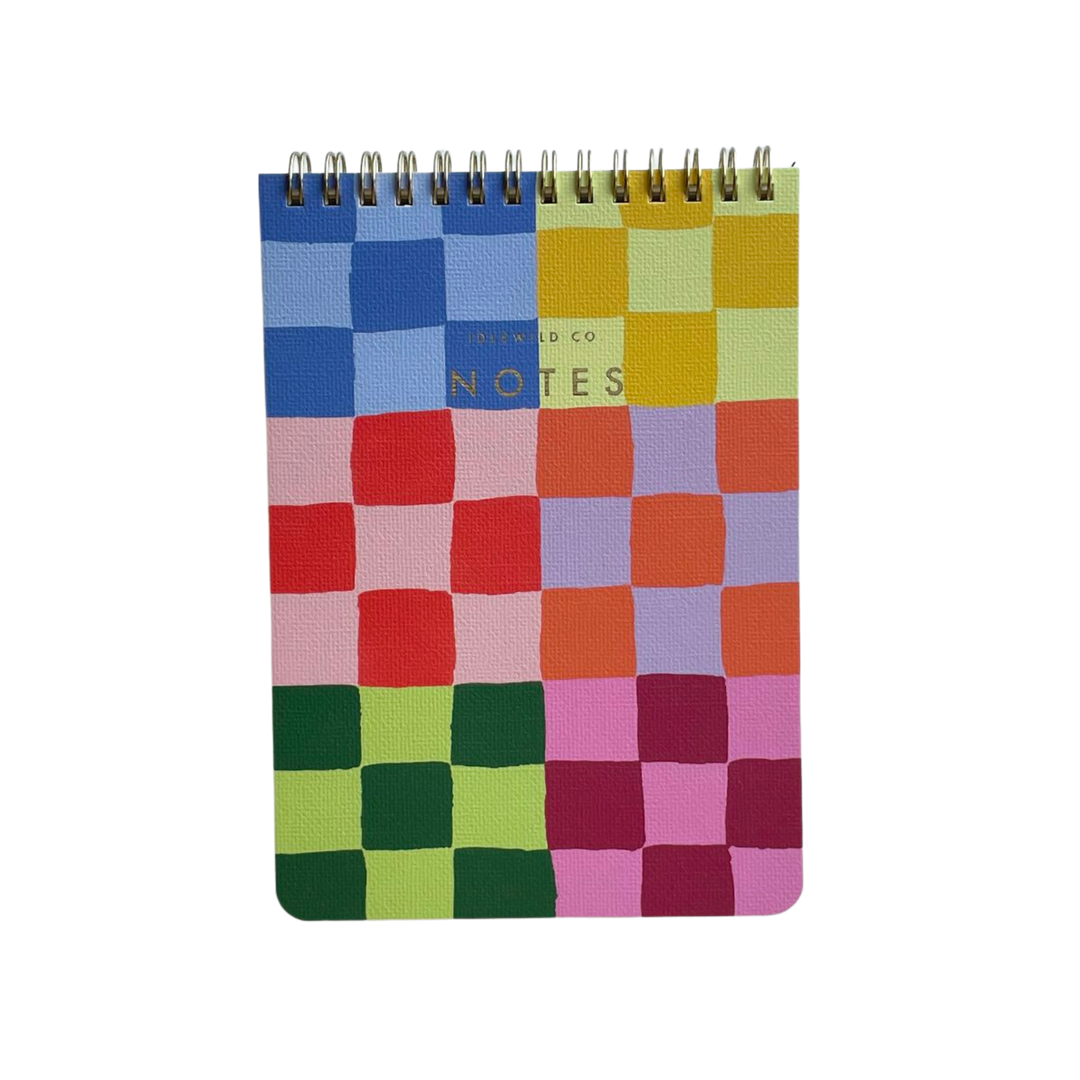 Rainbow Checks Jotter