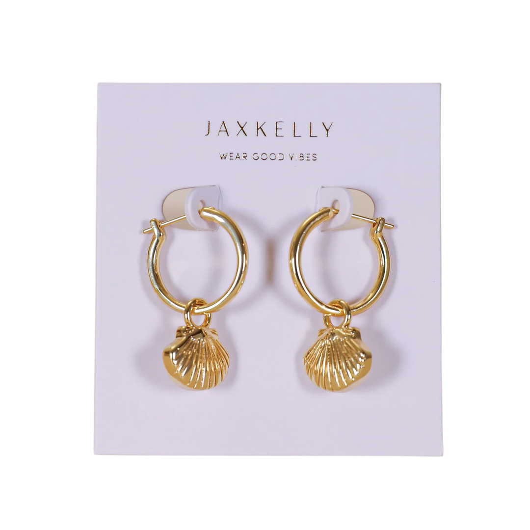 Seashell Hoop Earring