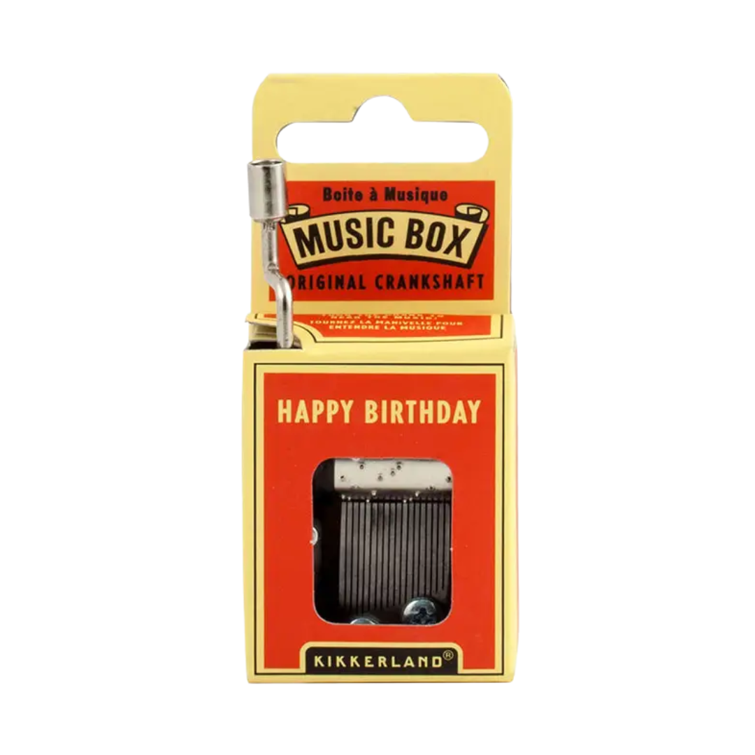 Happy Birthday Crank Music Box