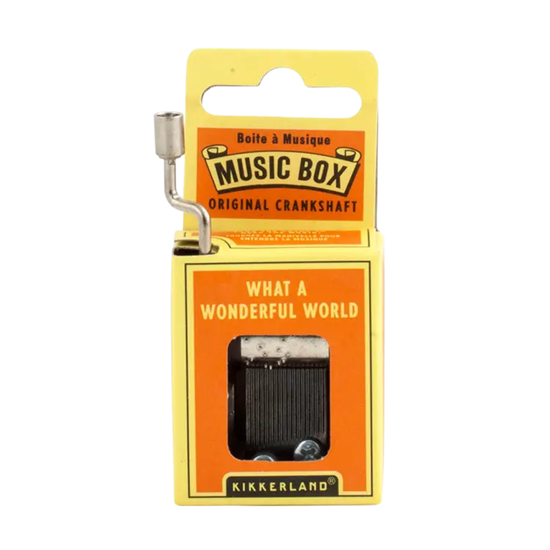 What A Wonderful World Crank Music Box