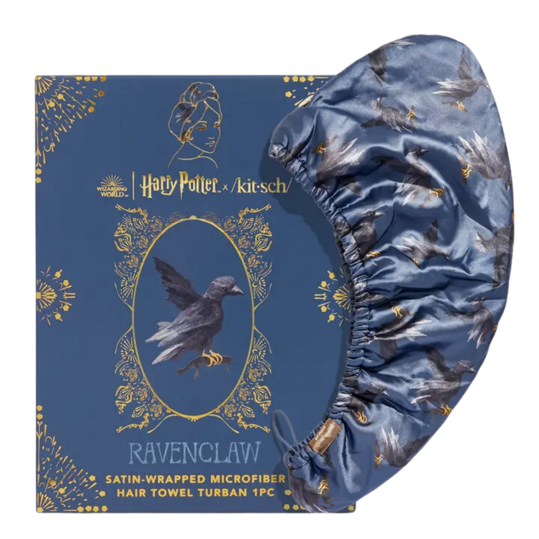 Harry Potter X Kitsch Satin-Wrapped Hair Towel - Ravenclaw