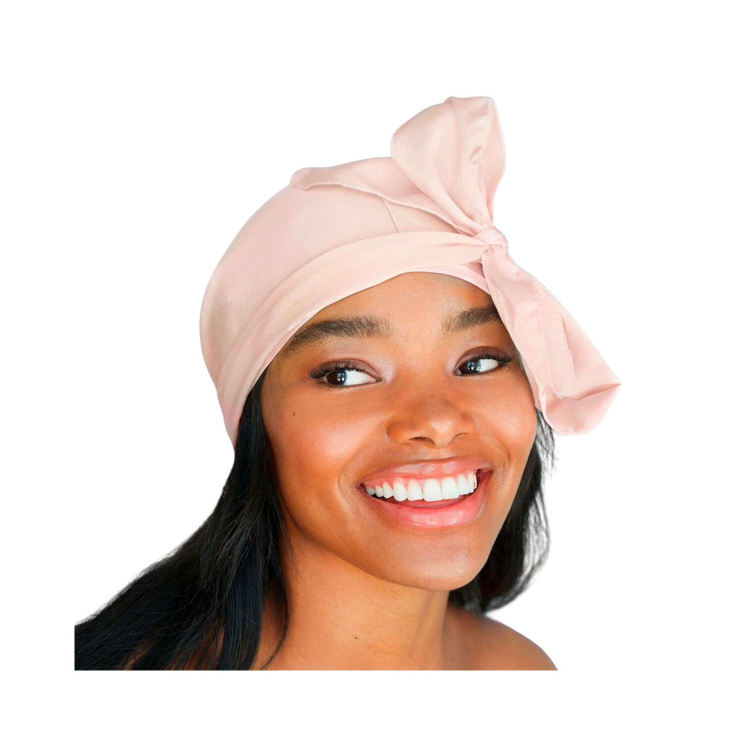 Satin Sleep Cap - Blush