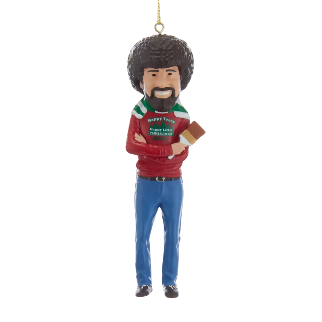 Bob Ross Blow Mold Ornament