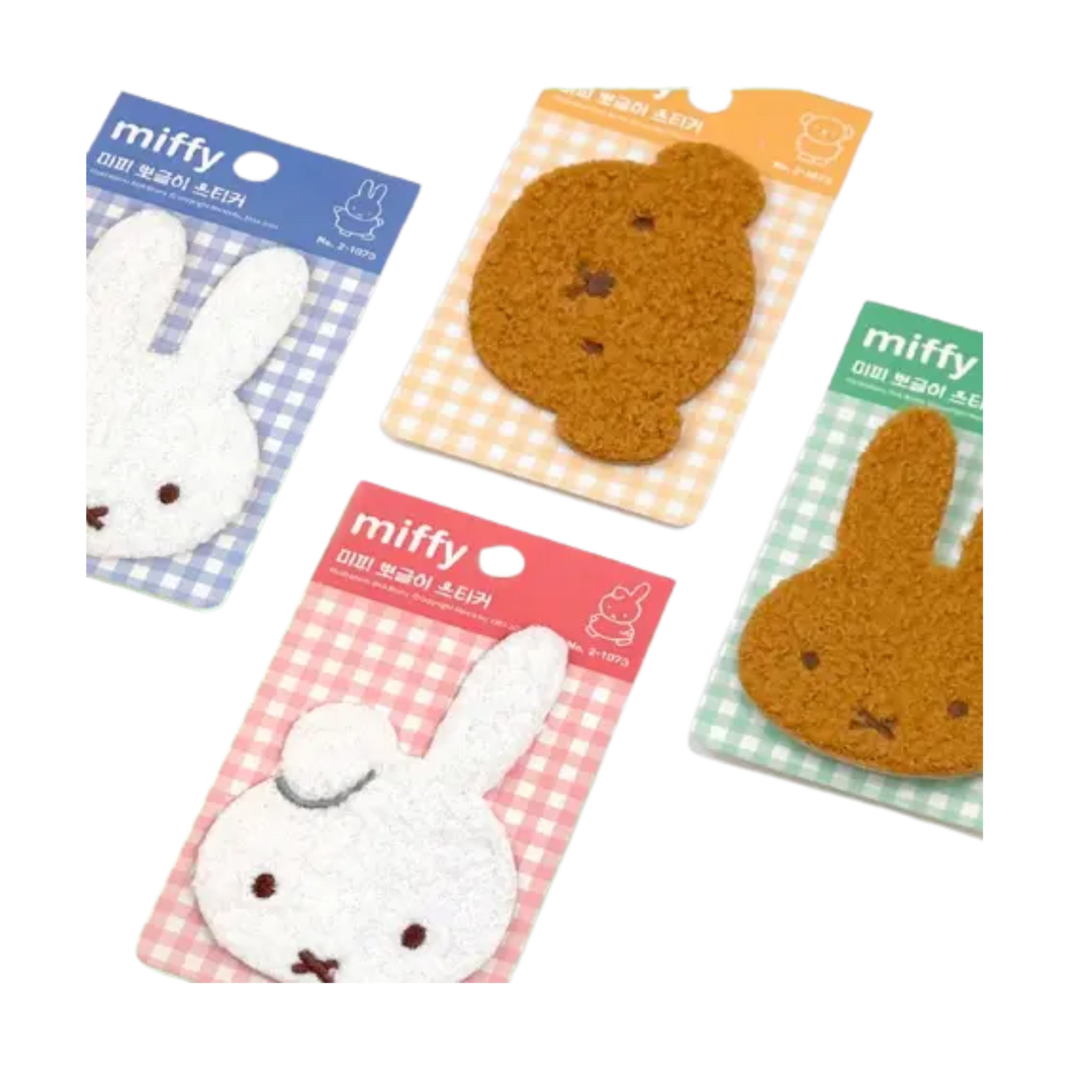Miffy Fluffy Fuzzy Deco Stickers