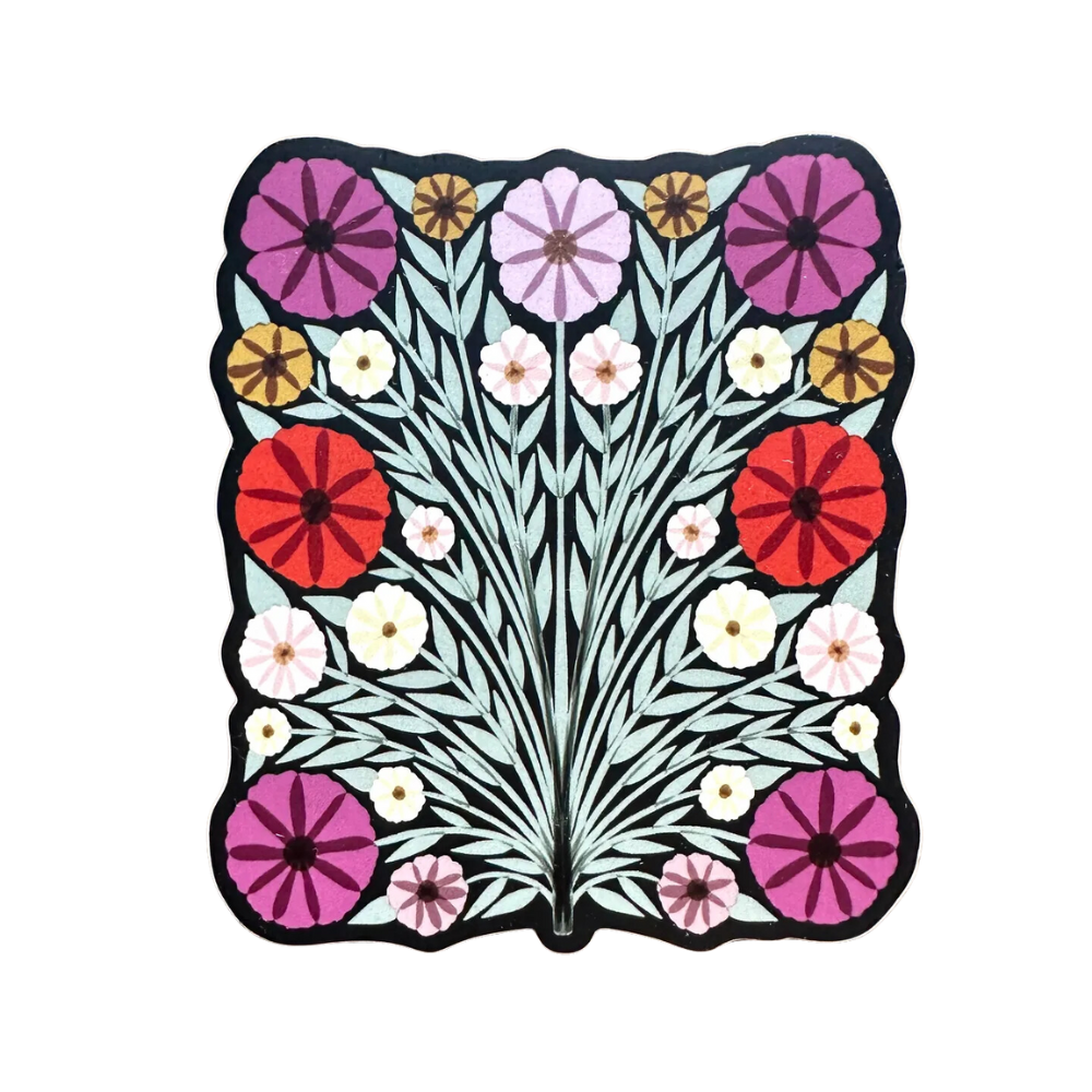 Floral Vinyl Sticker