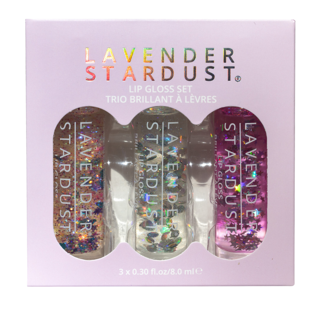 Disco Glitter Lip Gloss Trio